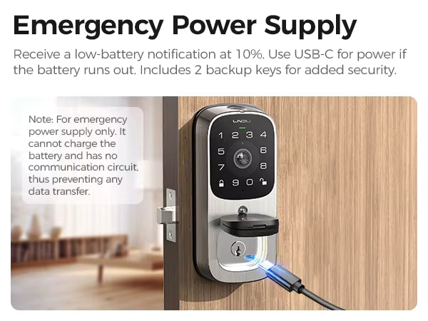 Smart Fingerprint Door Lock 502 ā WiFi, Keypad, App, Fingerprint Unlock | Human Detection
