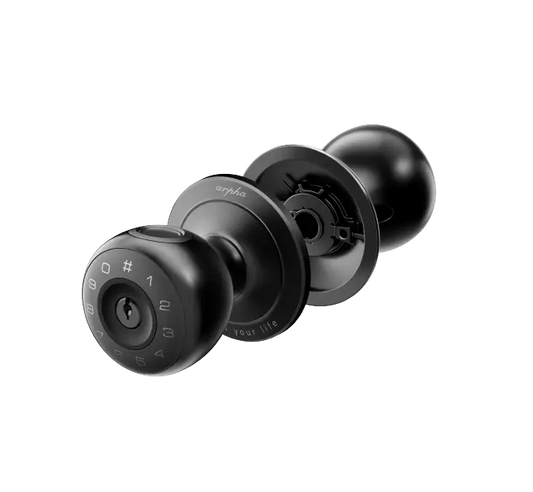 Arpha 260 Smart Door Knob Lock – Fingerprint, Password, App & Key Unlock | Silent Auto Lock