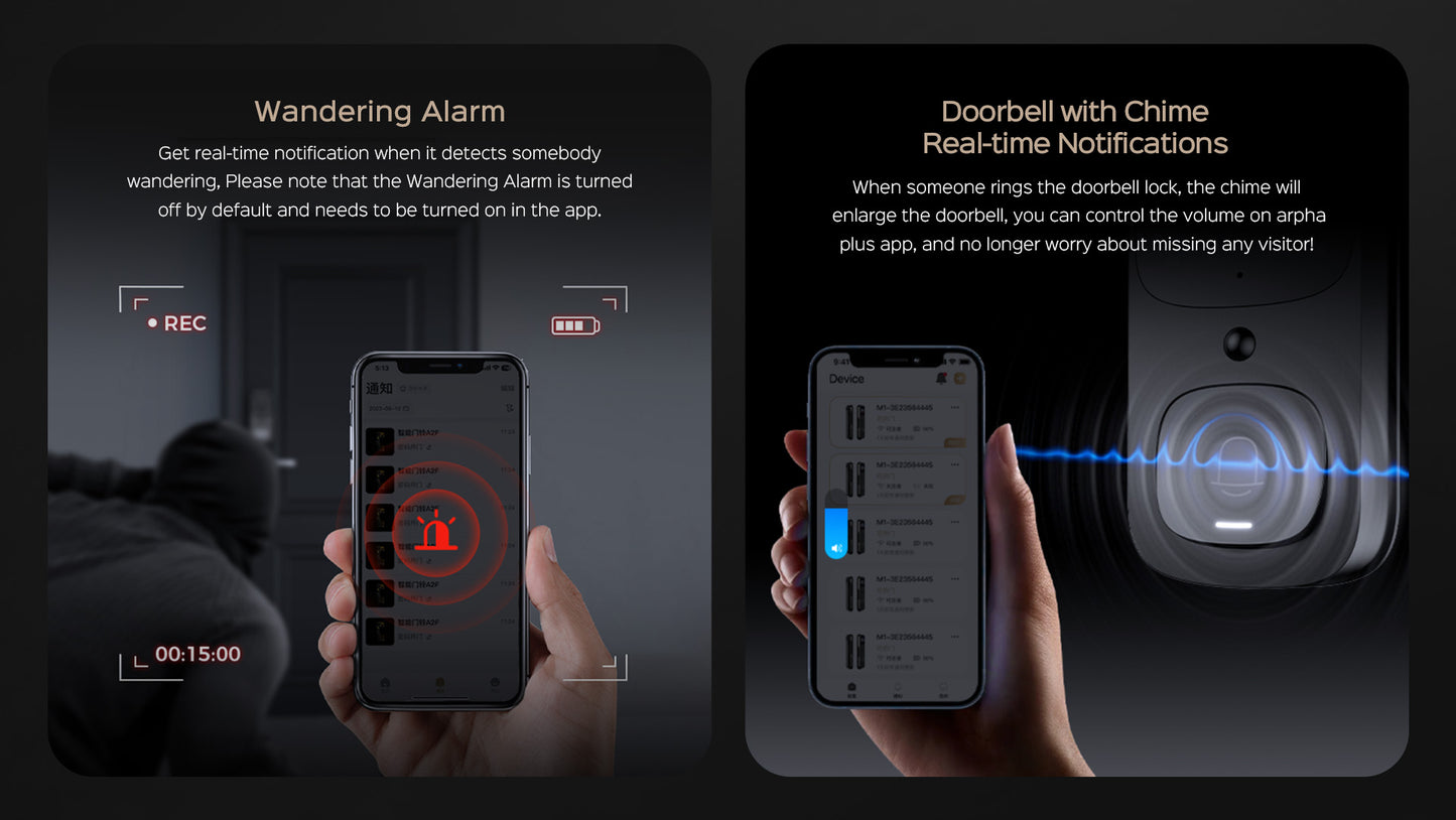 Smart Door Lock AL501 – 3D Face Recognition | WiFi App Control | Fingerprint Unlock | AI Motion Detection