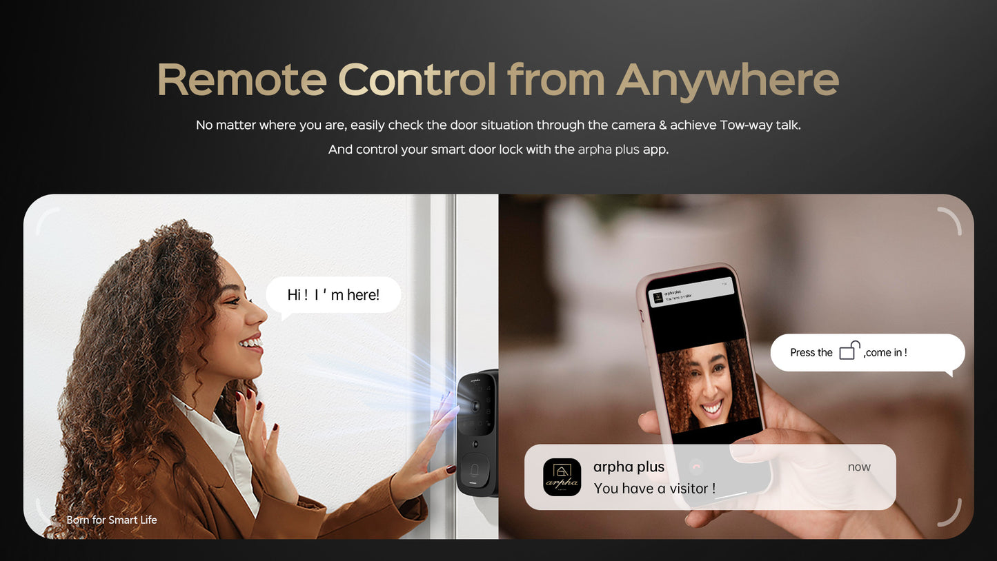 Smart Door Lock AL501 – 3D Face Recognition | WiFi App Control | Fingerprint Unlock | AI Motion Detection