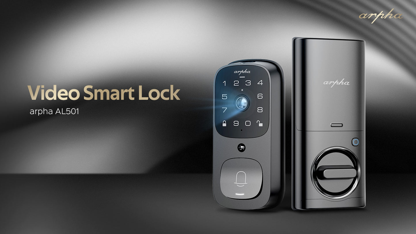 Smart Door Lock AL501 – 3D Face Recognition | WiFi App Control | Fingerprint Unlock | AI Motion Detection